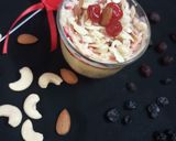 A picture of step 4 of No bake pudding cake.