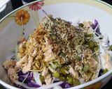 A picture of step 7 of Sweet and sour red cabbage slaw.