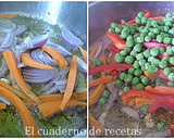 Foto del paso 3 de la receta: Pollo a la  Jardinera