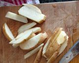 A picture of step 1 of Baked french fries.