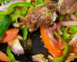 A picture of step 10 of Restaurant Style Sizzling Kabab.