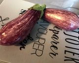 Une image de l'étape 1 de Aubergines graffiti marinées grillées.