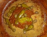 A picture of step 4 of Steamed Berbousha (Sefa).