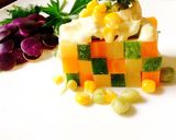 Hình bước làm 4 của món Salad Nga