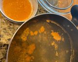 A picture of step 1 of Pork Hock and Shrimp Bánh Canh.