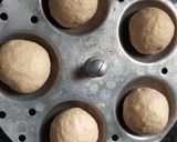 A picture of step 1 of Ladi pav without yeast.