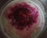 Foto langkah ke 3 dari resep Puding susu buah naga.