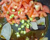 A picture of step 5 of Chicken kadhai.