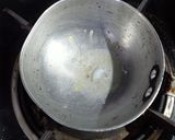 A picture of step 1 of Besan sheera.