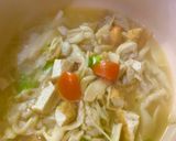 Foto langkah ke 6 dari resep Tumis Jamur Tiram Tahu Bakso.