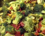 A picture of step 3 of Cheesy Broccoli Chorizo.