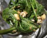 Grilled vegetables with spinach and Toast recipe step 3 photo