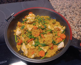 Foto del paso 3 de la receta: Quinoa con pavo y espinacas