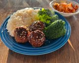 A picture of step 5 of Cheese stuffed Tteok Kalbi (떡갈비).