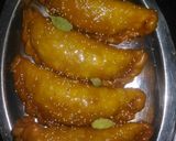 A picture of step 4 of Khoya puri👌.