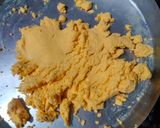A picture of step 2 of Orange flavoured Rasgulla.