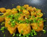 Hình bước làm 2 của món Đậu hũ rim nước tương(món chay)