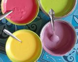 Foto langkah ke 4 dari resep Rainbow cake oven.