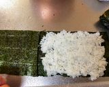A picture of step 3 of Japanese Kawaii Roll Sushi.