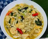 Foto langkah ke 4 dari resep Kwetiau kuah Seafood.