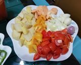 صورة لخطوة 2 من وصفة صينيه طاجن خضار بالارانب