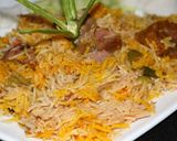 A picture of step 2 of Mutton pulao.