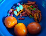 Foto langkah ke 1 dari resep Sambal teri terong hijau bulat.
