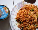 Foto langkah ke 2 dari resep Mie burung dara, ikan tuna.