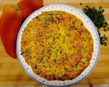 Pas rețetă Omletă cu ardei și ceapă verde 2 fotografie