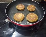 A picture of step 4 of Shami veg kabab.