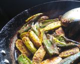 करारी भिंडी (karari bhindi recipe in Hindi) रेसिपी चरण 3 फोटो
