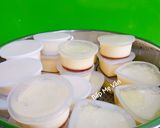 Hình bước làm 3 của món Bánh Flan Hình Trái Tim