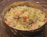 Hình bước làm 9 của món Olivier Salad (salad Nga)