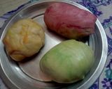 A picture of step 8 of Tricolour mathri.