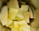A picture of step 2 of Watermelon Rind Ladoos.
