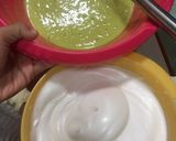 Foto langkah ke 4 dari resep Ogura Pandan Cake.