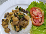 Ayam Cah Jamur a la Bakmi GM