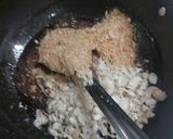 A picture of step 3 of Makhana coconut pak janmashtami special.