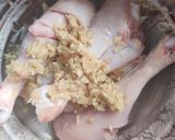 A picture of step 1 of Lahori chicken.