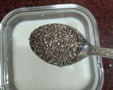 A picture of step 1 of Chia pudding.