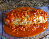 Foto del paso 3 de la receta: Rollo de carne relleno con salsa casera de tomate