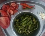 A picture of step 1 of Garlic chutney.