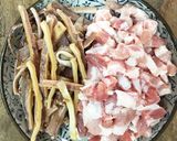 客家腳筋小炒的食譜步驟2照片