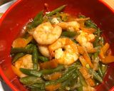 Foto langkah ke 6 dari resep Oseng-oseng Buncis dan udang sederhana| Simple Shrimps and Green beans Stir Fry.