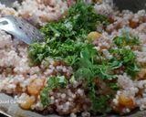 A picture of step 4 of Sabudana khichdi (ekadashi special).