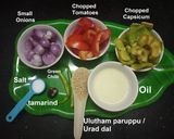 A picture of step 1 of Capsicum Chutney / Capsicum tomato chutney recipe - Best Side dish for Idly.