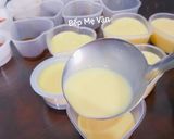 Hình bước làm 2 của món Bánh Flan Hình Trái Tim