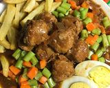 Foto langkah ke 5 dari resep Semur Bola-bola Daging Super Enak (Cuma pakai daging kurban loh 😋).