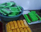 Foto langkah ke 6 dari resep Bolu kukus pandan cokelat.