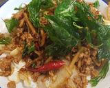 รูปขั้นตอนการทำที่ 5 ของ กะเพราไก่สับราดไข่ดาว